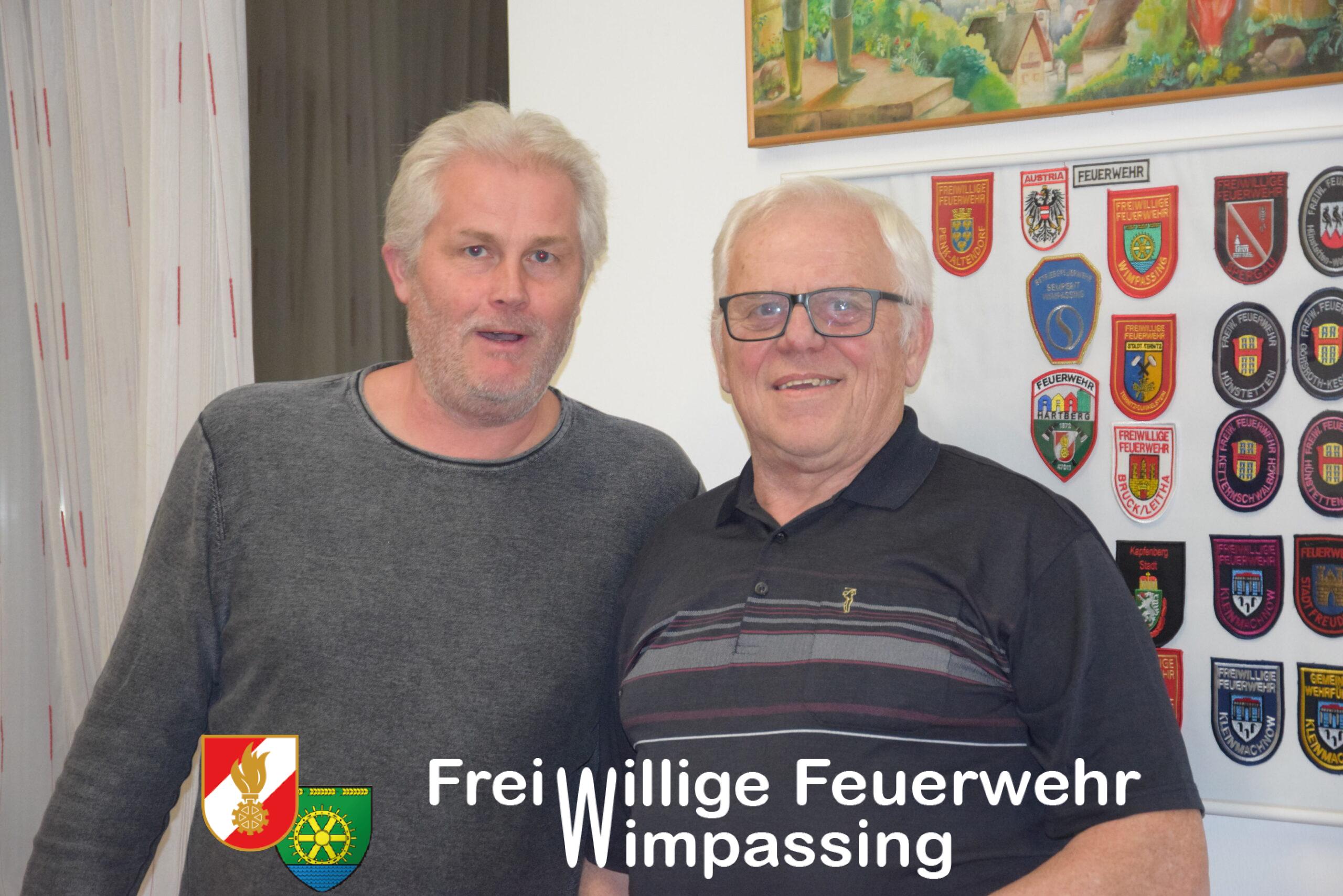 Geburtstagsfeier Ehbm Reinhard Sagbauer Freiwillige Feuerwehr Wimpassing